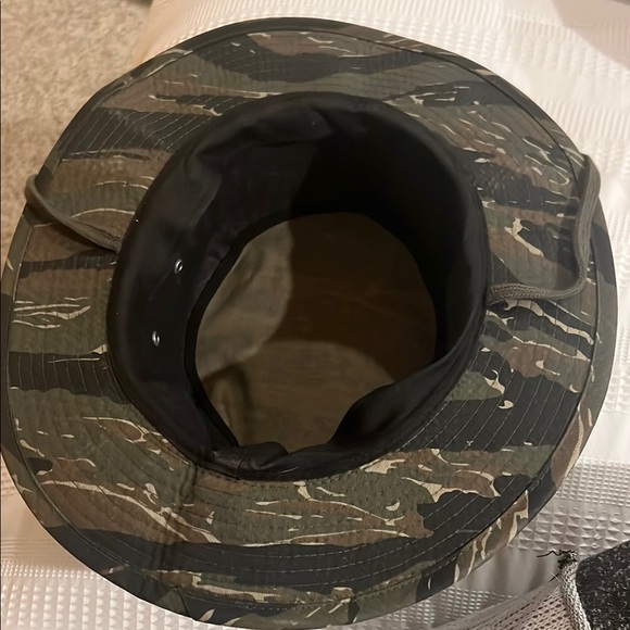 Camouflage Wide-Brimmed Hat Outdoor Activities Sun Rain Protection - Picture 4 of 5
